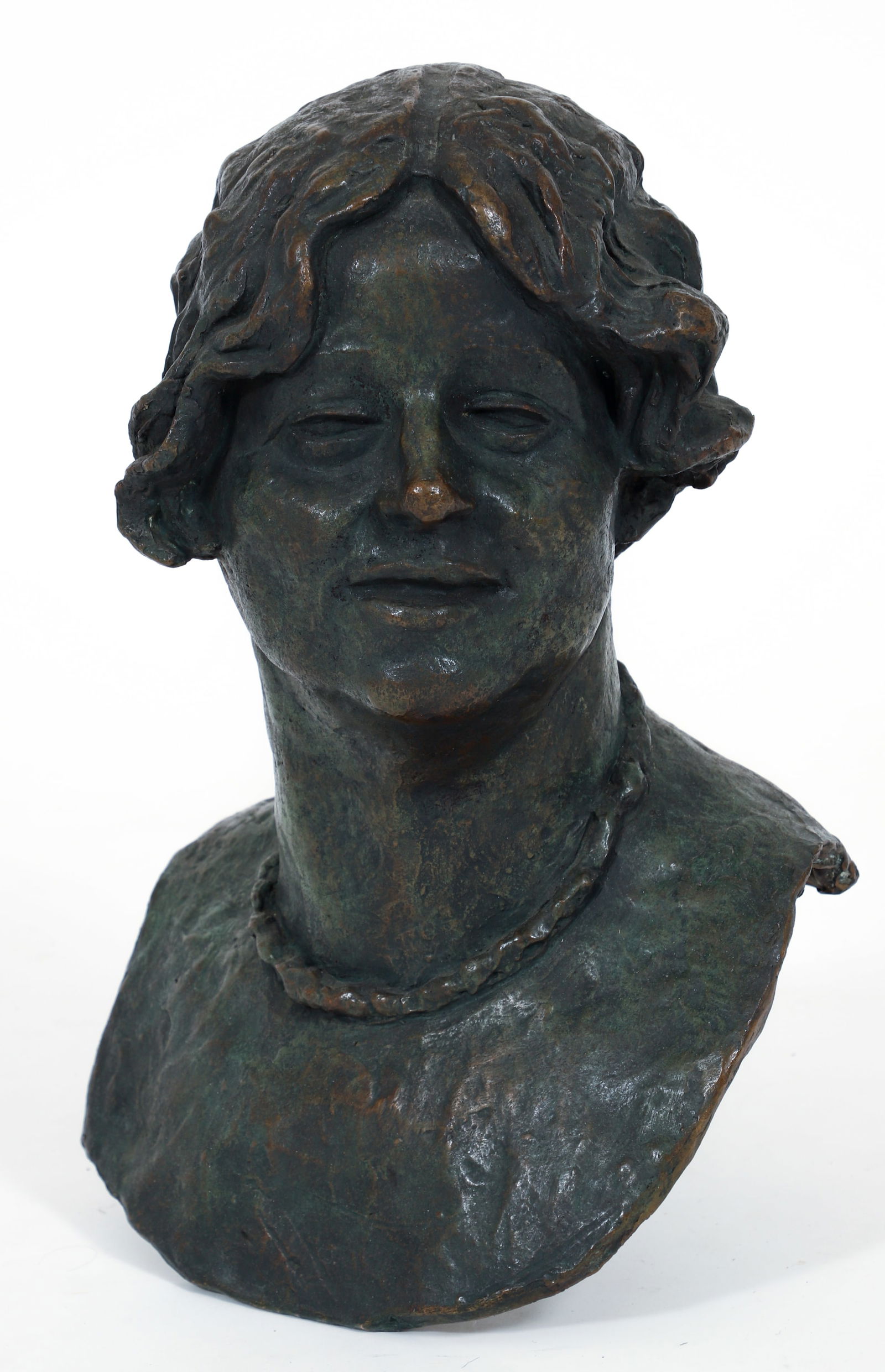 Enrico Glicenstein Bronze Bust of Sophie Irene Loeb (1 of 6)