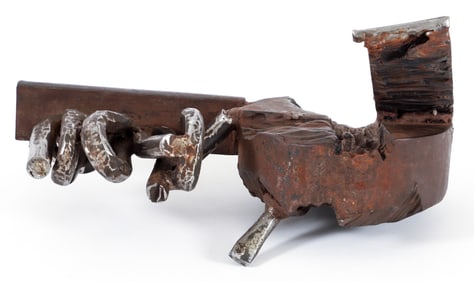 Joseph Goto Steel and Aluminum Abstract Sculpture