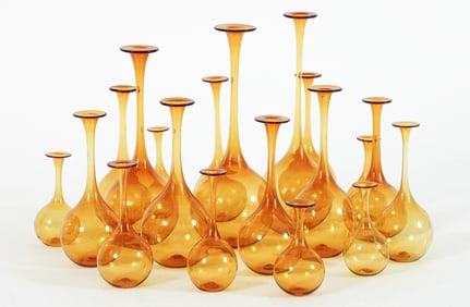 Theo Keller Urban Blown Amber Glass Campfire 2010