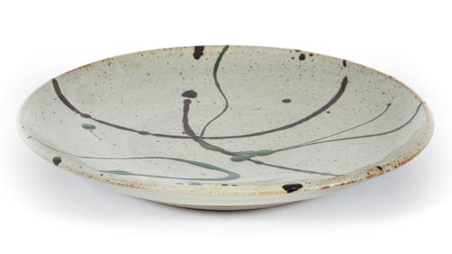 Warren MacKenzie Stoneware Drip Platter