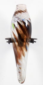 Kathleen Mulcahy Blown Glass Wall Cone 1995