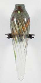 Kathleen Mulcahy Blown Glass Wall Cone 1995