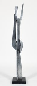 James Myford Cast Aluminum Standing Abstract Sculpture