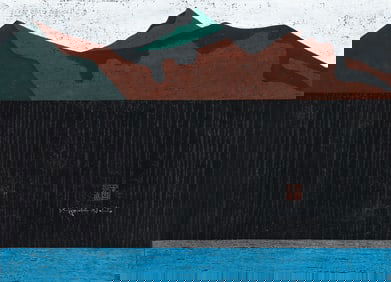 Kiyoshi Saito 1955 color woodblock Urabandai Aizu