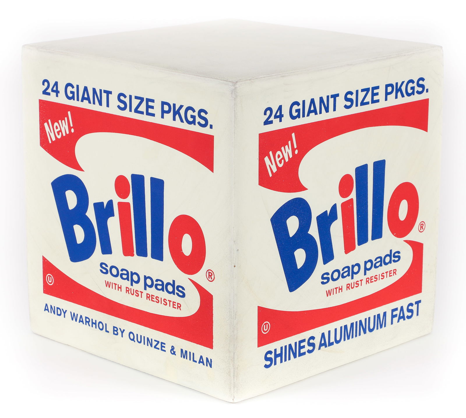 Quinze and Milan Brillo Box Pouf After Andy Warhol (1 of 4)