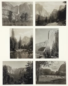 Arthur C Pillsbury Six Views of Yosemite Photographs 1919