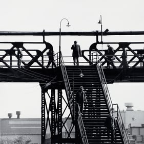 Mark Perrott Steel Valley II Silver Print Signed 1982