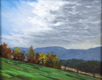 Ron Donoughe Morning Sky 2009 Oil on Panel