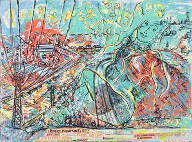 Robert Qualters Serigraph Matisse a la Recherche