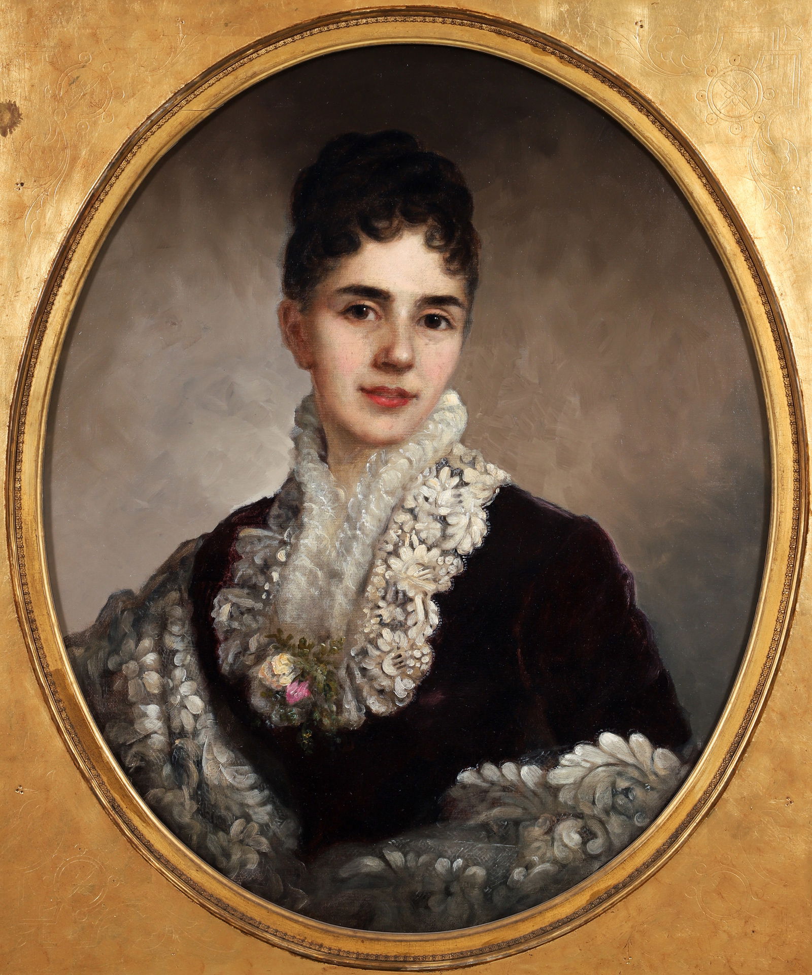William Garl Browne, Jr. Oil on Canvas Portrait 1881 (1 of 5)