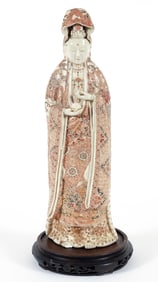 Japanese Satsuma Figure of Kannon