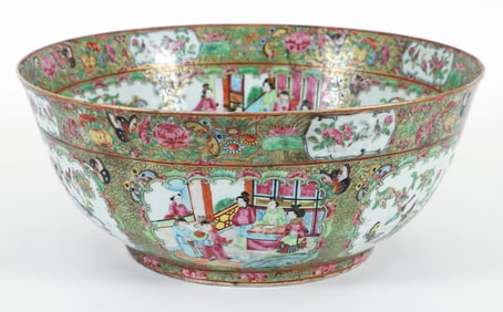 Large Famille Rose Chinese Export Bowl