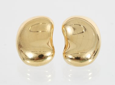 Elsa Peretti for Tiffany 18K Yellow Gold Ear Clips