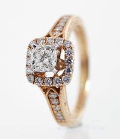 14k Diamond Engagement Ring