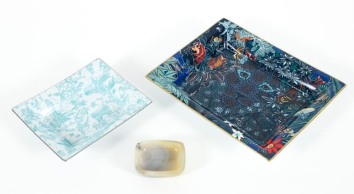 Seaman Schepps Salt Cellar, Tiffany and Hermes Vide Poche