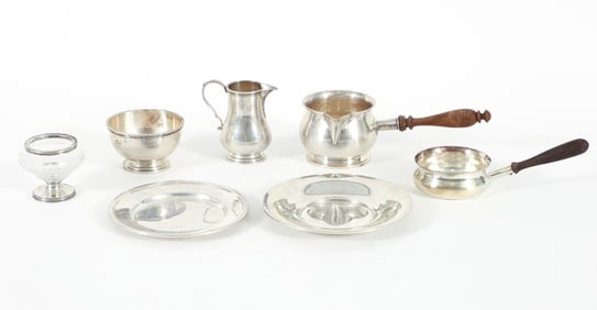 7 pc Collection of American Holloware