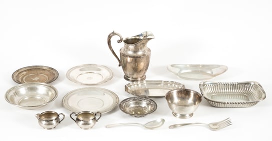 Large lot of 20th Century Sterling Silver 102ozt