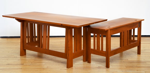 Douglas Green for Green Furniture Design Desk and Return