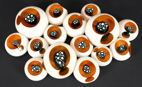 Christopher Lydon Art Glass Sculpture Cluster