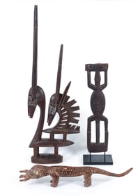 Group of 3 African Objects