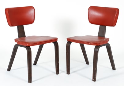 Pair of MCM Thonet Bentwood Side Chairs