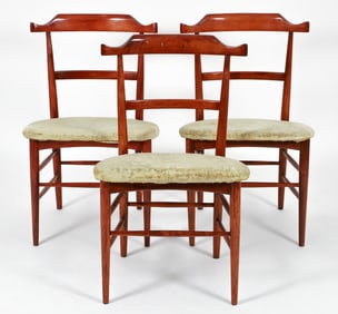 3 Milo Baughman for Murray Upholstered Dining Chairs