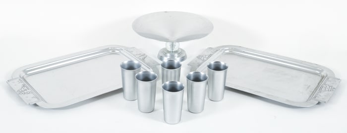 Collection of Kensington Ware Aluminum Items