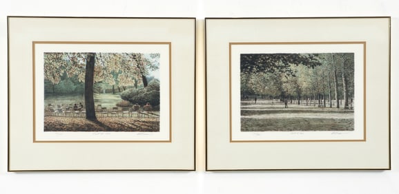 2 Harold Altman orig lithos from 1983 Fall Suite II and IV