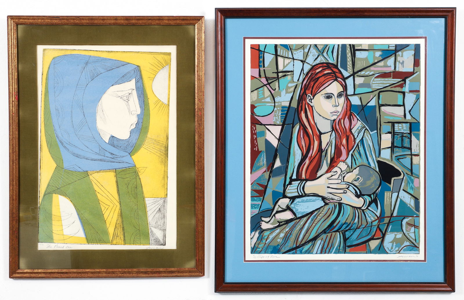 Pair of Irving Amen Proud One and Gift of Love Signed (1 of 5)