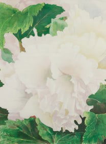 Gary Bukovnik Begonias Lithograph 1980 Signed