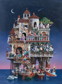 James C. Christensen Superstitions 1999 Signed
