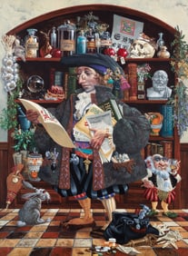 James C. Christensen The Oath 2000 Signed