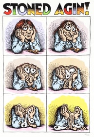 R. Crumb Stoned Agin Limited Edition Giclee 2022