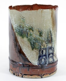 Nancy Weeks Dudchenko Large Textured and Hand Built Vessel