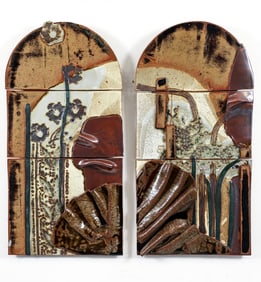 Nancy Weeks Dudchenko Ceramic Relief Wall Panels