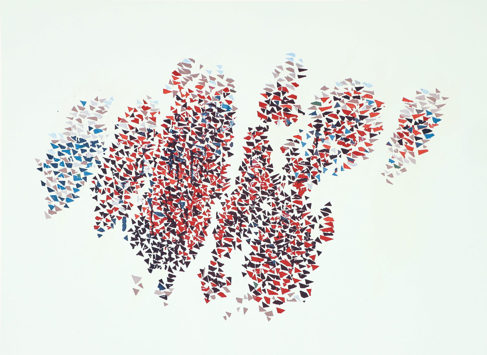 Robert Goodnough 1992 orig serigraph Autumn Leaves Always (1 of 4)