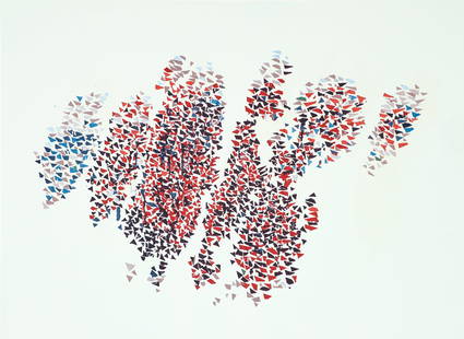 Robert Goodnough 1992 orig serigraph Autumn Leaves Always: Goodnough, Robert (American 1917-2010), Autumn Leaves Always, 1992, serigraph printed in colors, image Size: 23 x 31.5 inches, Sheet Size: 27.5 x 39.5 inches (69.85 x 100.33 cm), pencil signed and ins