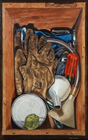 Jeff Gundlach Tool Box Acrylic on Canvas