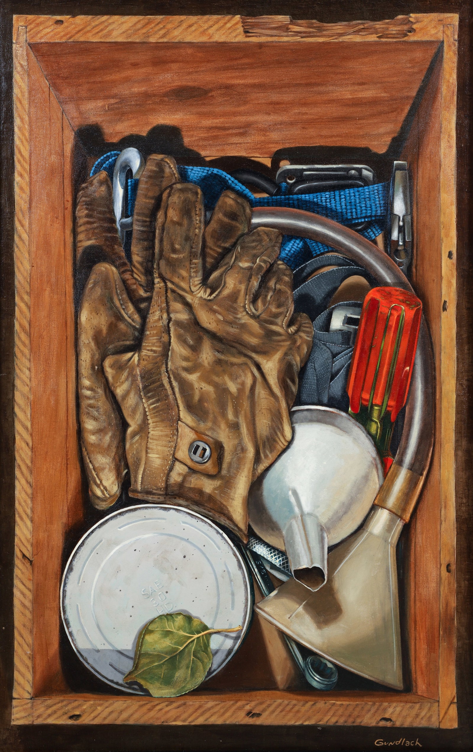 Jeff Gundlach Tool Box Acrylic on Canvas (1 of 4)