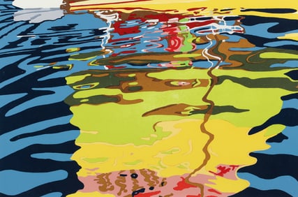 Gene Hamilton 1978 serigraph Reflections No. 17