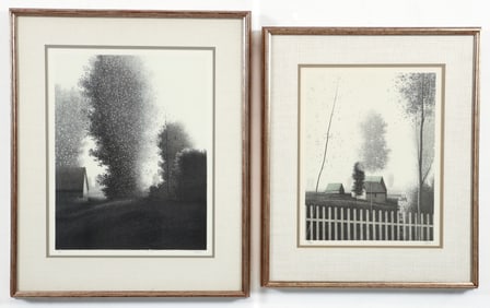 2 Robert Kipniss Lithographs Signed