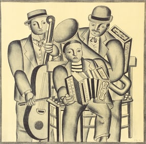 Fernand Leger Lithograph 1975 Exhibition Poster Avant Lettre