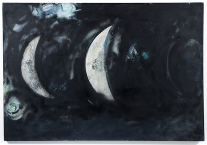 Late 20th Century Large Untitled Abstract Mixed Media