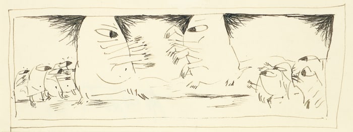 Illustrated Creatures Ink on Wove Paper 20th Century