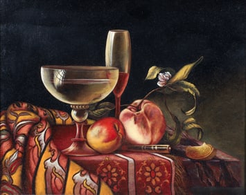 McDaniels Oil on Canvas Still Life 2003