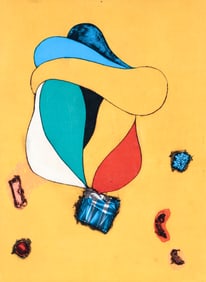 Tokio Miyashita color woodcut Siesta