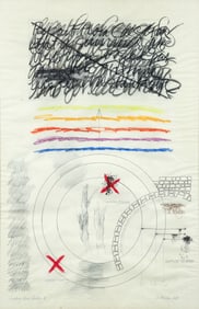 Anne Philbin Drafting Room Fantasy Drawing 1978