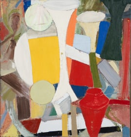 Sam Prekop oil on canvas Cubist Still Life