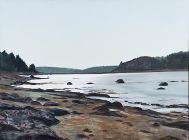 Lucy Sallick 1981 oil Squam Creek Maine