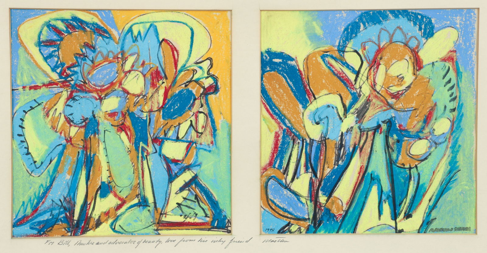 Martha Shepler Spring Awakening Diptych 1975 (1 of 4)